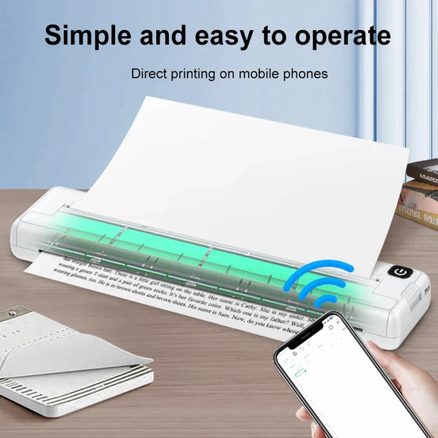 Portable Bluetooth Thermal Printer A4