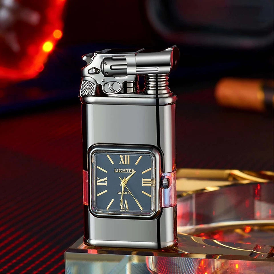 GUN CLOCK LIGHTER